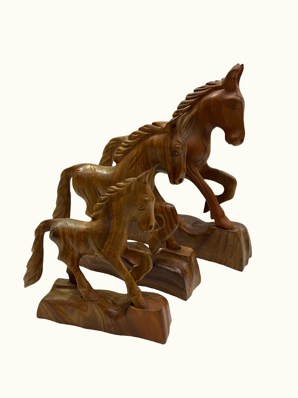 Beautiful Wooden Horses, The Best Running Horses Sculptures.