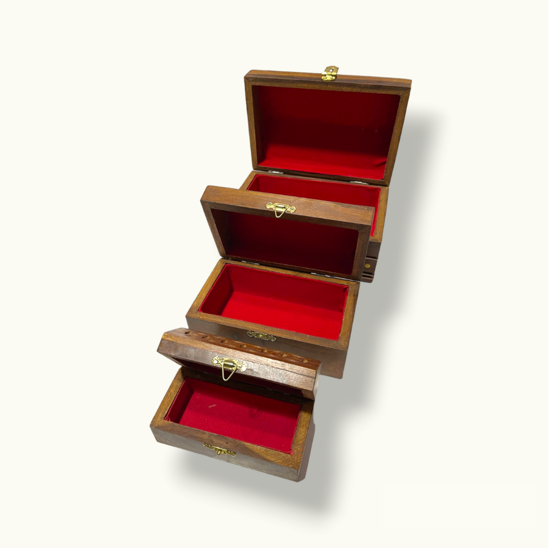 Wooden Jewelry Box Set, Beautiful Money Boxes, Stunning Boxes.