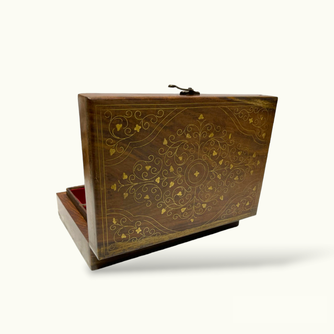 Luxurious Jewelry Box Set, The Beautiful Wooden Jewelry Boxes.