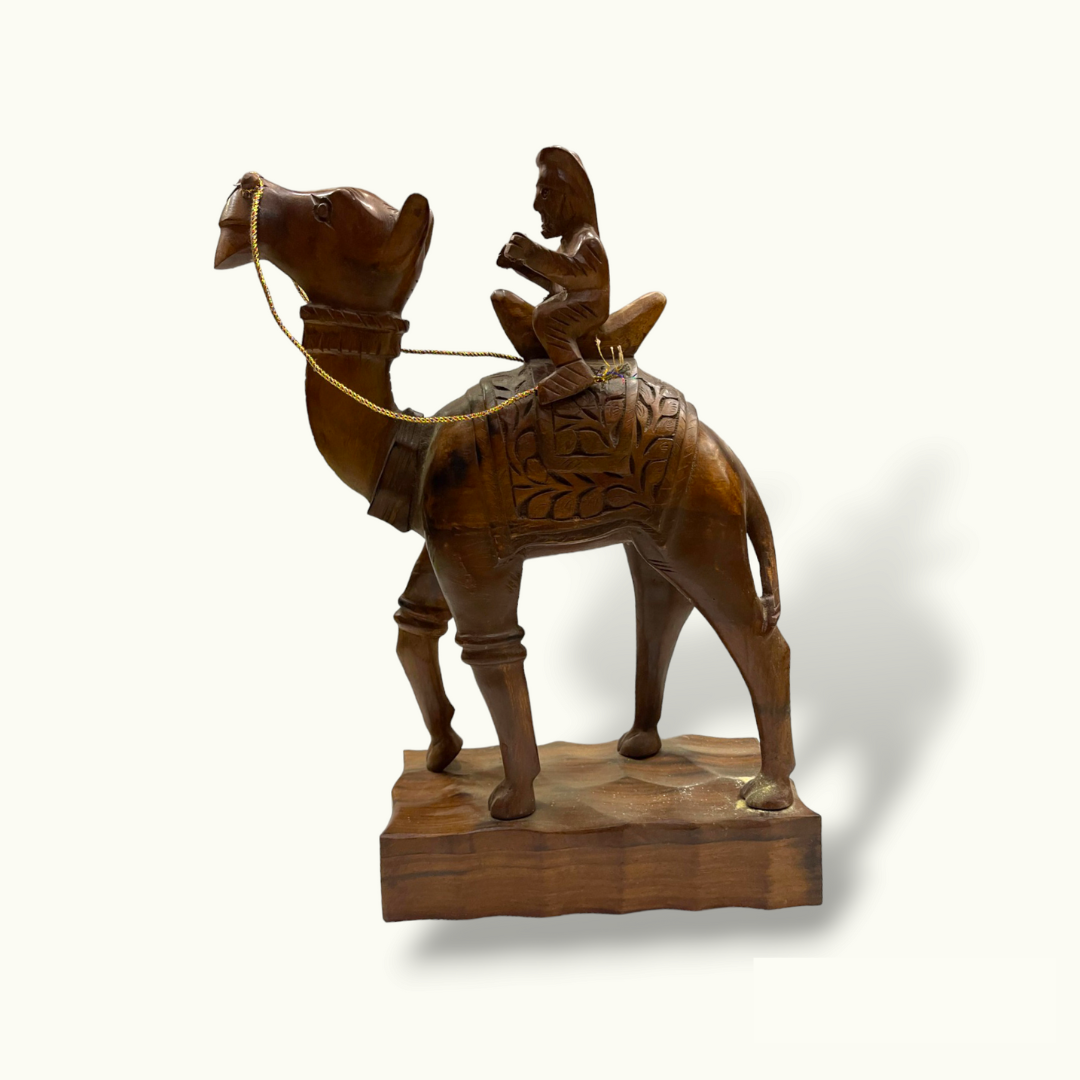 Beautiful Camel And Men Statue, Stunning Men Riding Camel.