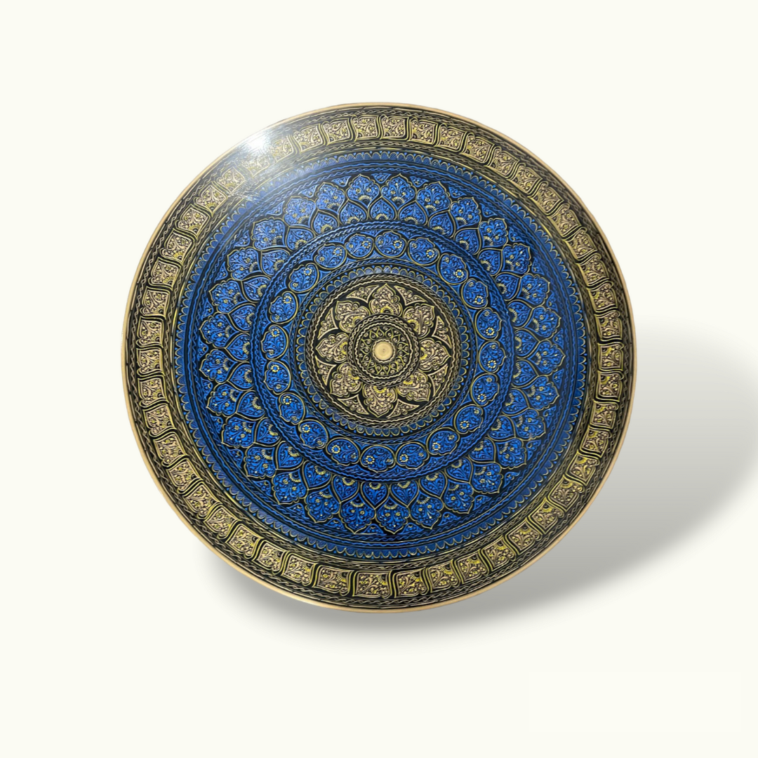 Best Round Coffee Table, Beautiful Naqshi Art Wooden Table.