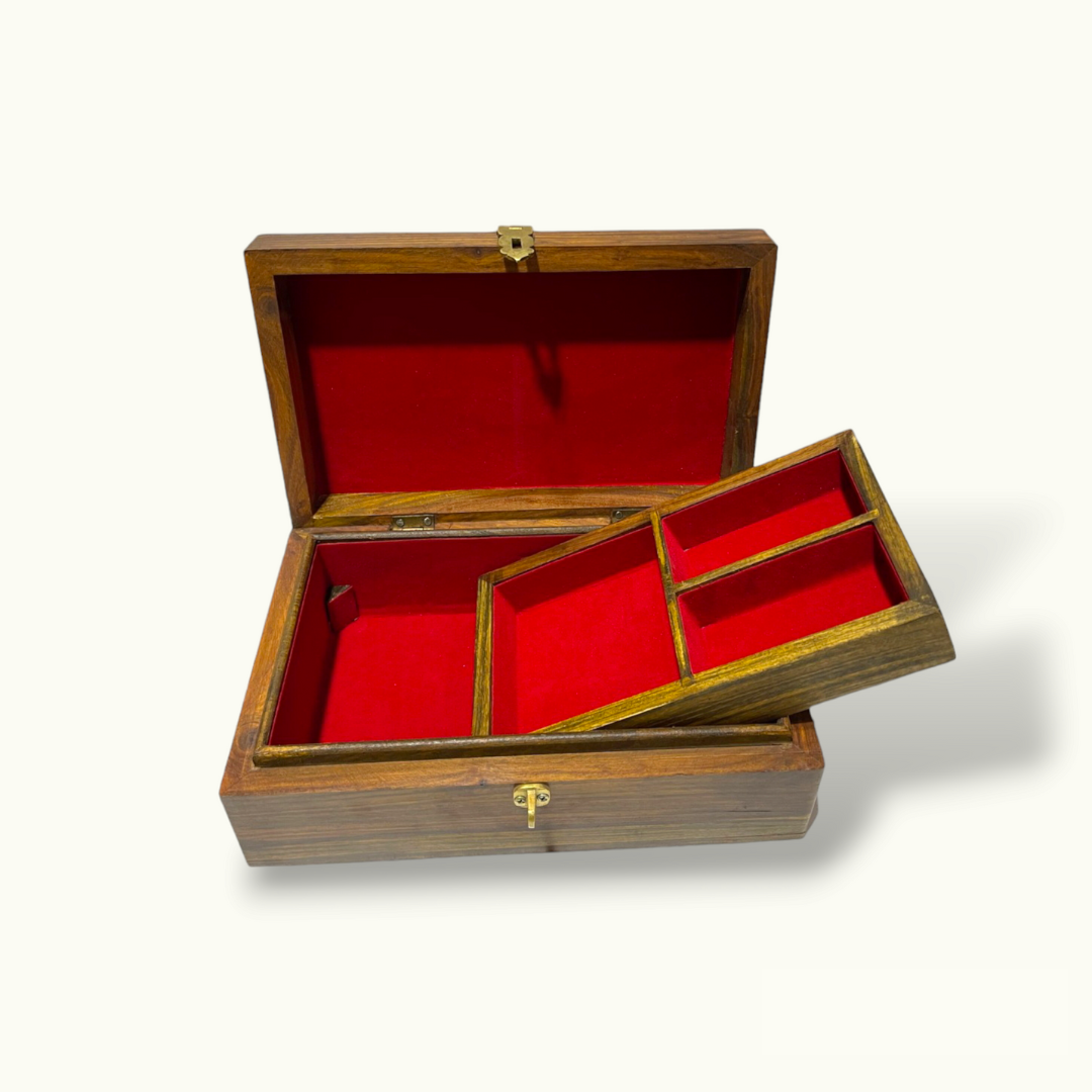 Luxurious Jewelry Box Set, The Beautiful Wooden Jewelry Boxes.