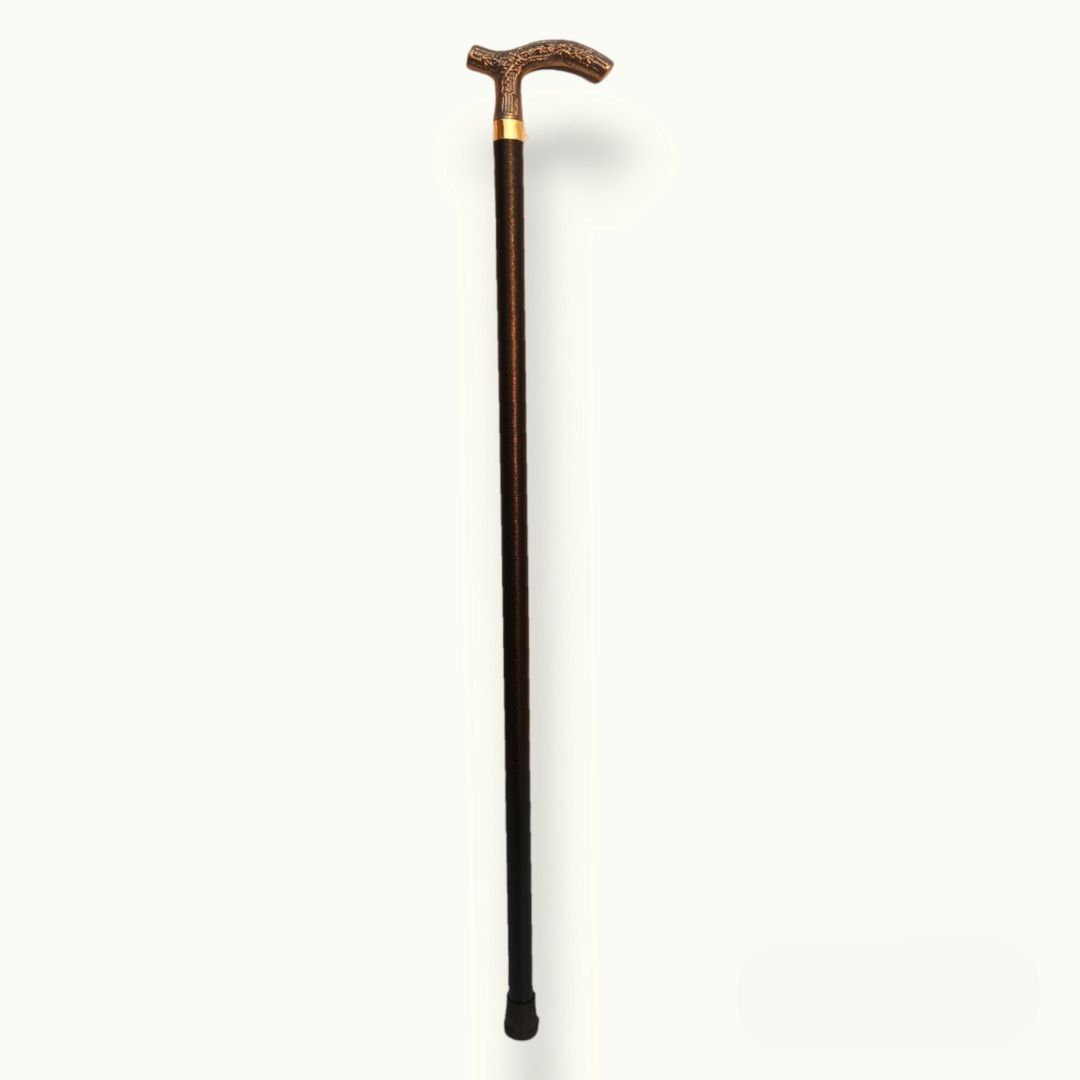 Handcrafted Silver Walking Stick, Beautiful Metal Walking Cane.