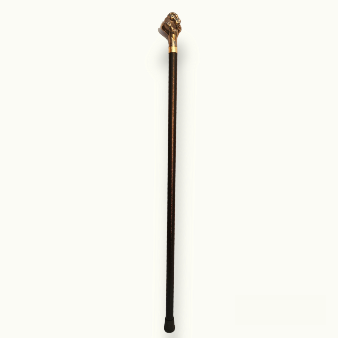 Metal Claw And Ball Walking Stick, Stunning Walking Cane.