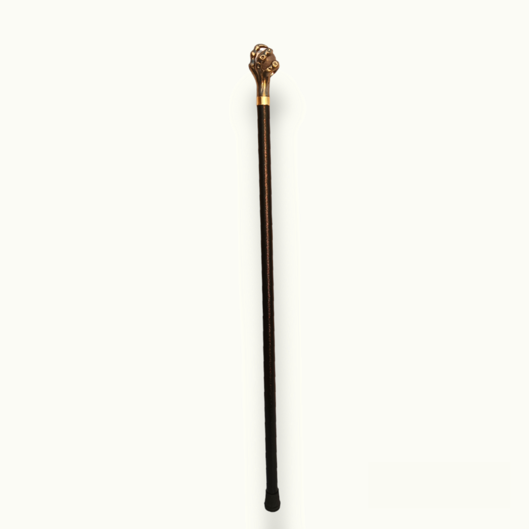 Metal Claw And Ball Walking Stick, Stunning Walking Cane.