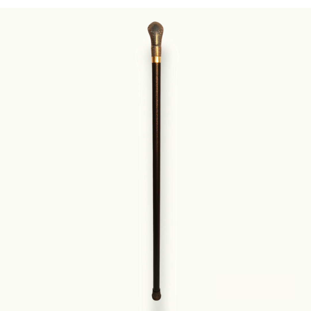 Striking Metal Snake Cane, Stunning Metal Snake Walking Stick.