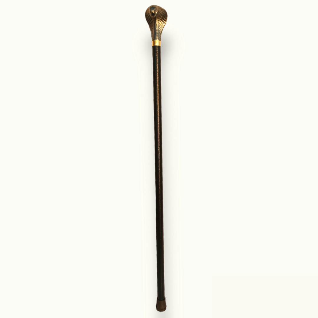 Beautiful Metal Snake Stick, The Best Walking Metal Cane.