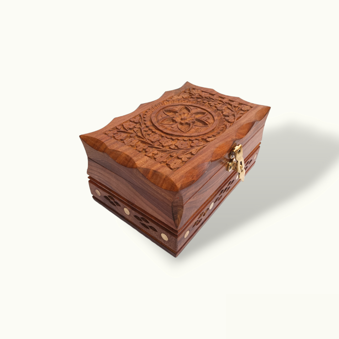 The Best Wood Carving Jewelry Box, Handcrafted Jewelry Box.