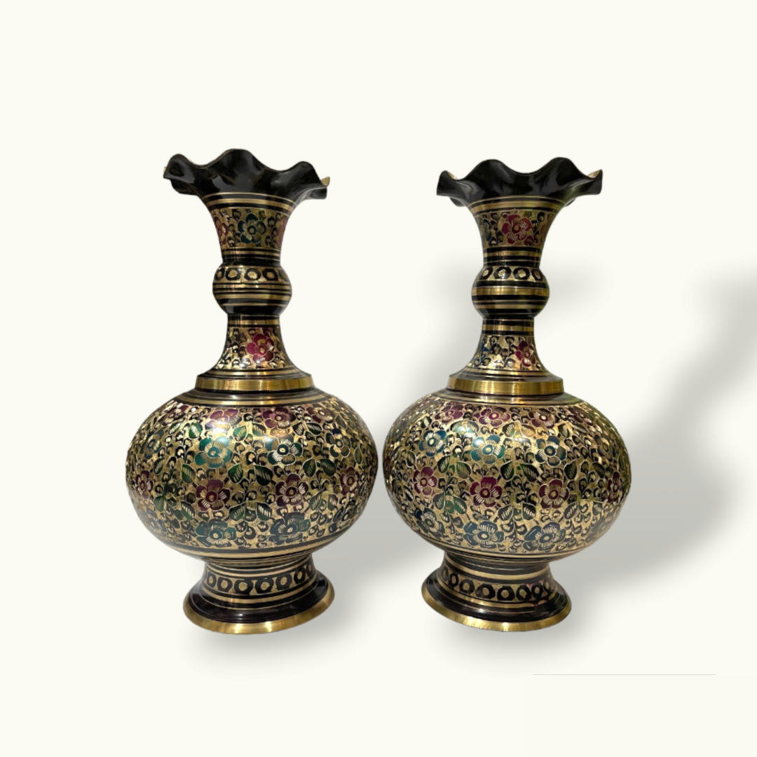 The Best Flower Vase Set, Fascinating Brass Flower Vases.