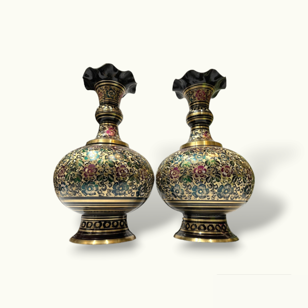 The Best Flower Vase Set, Fascinating Brass Flower Vases.