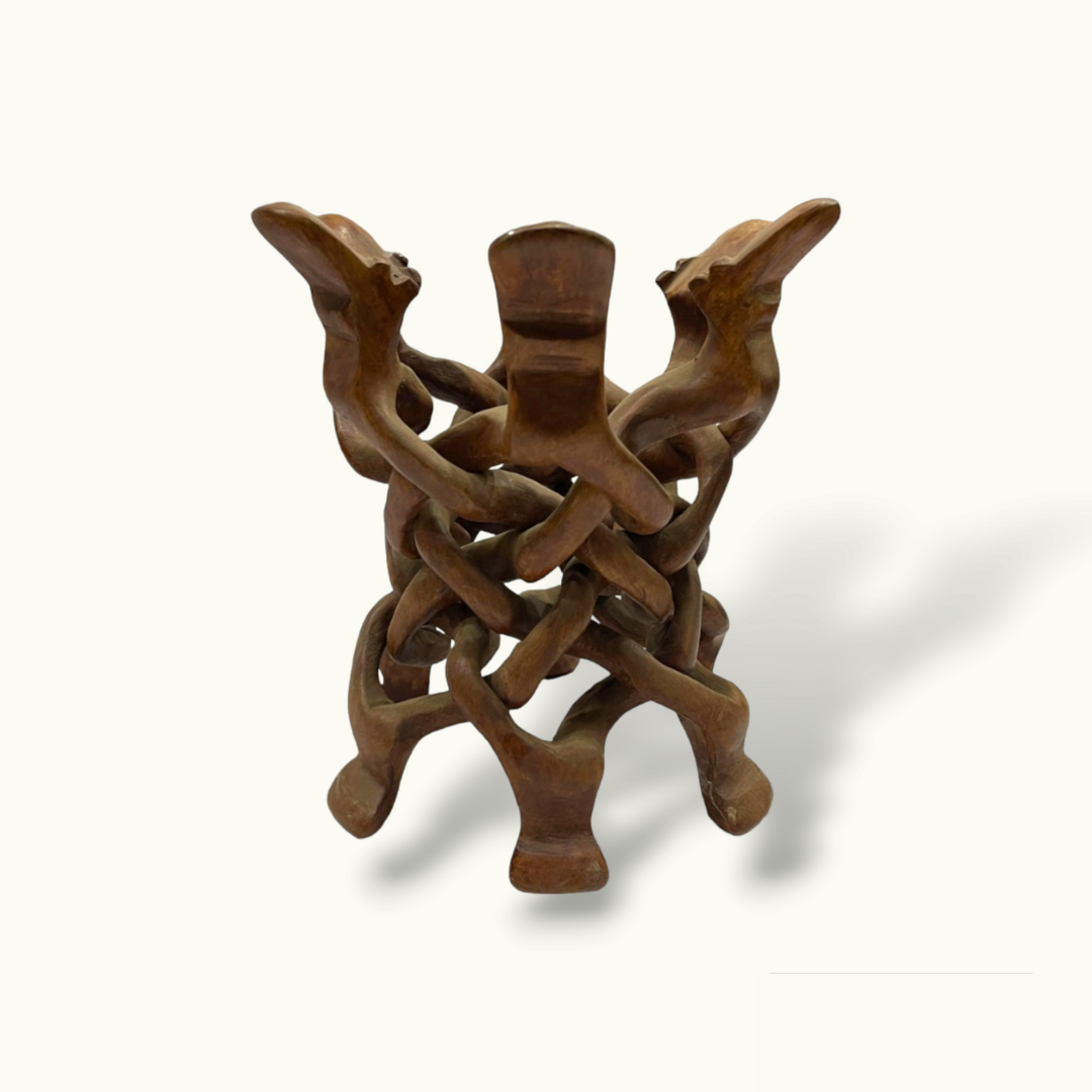 Stunning Wooden Camel Stand, Unique Wood Camel Stand.