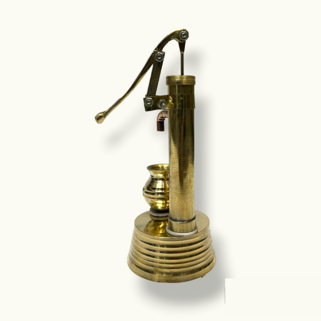 Brass Hand Pump, Handcrafted Hand Pump, Home Decor Hand Pump.