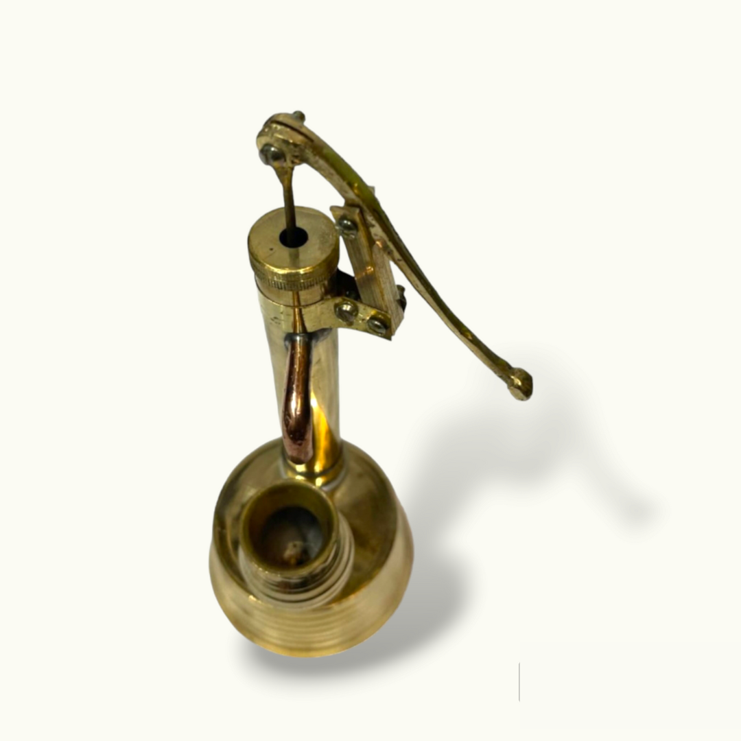 Brass Hand Pump, Handcrafted Hand Pump, Home Decor Hand Pump.