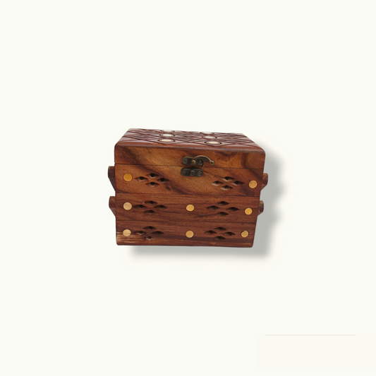 Beautiful Handmade Jewelry Box, Attractive Wooden Jewelry Box.