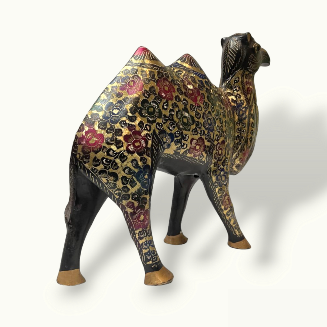 Exquisite Brass Camel Figurine, The Beautiful Brass Camel Statue.