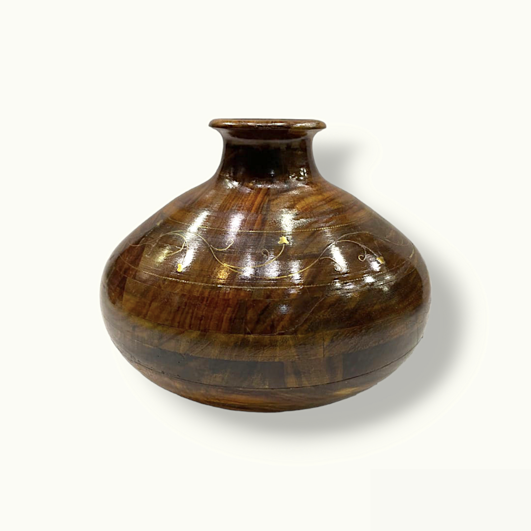 Brass Inlay Matka, Beautiful Water Pot, High Quality Matka.