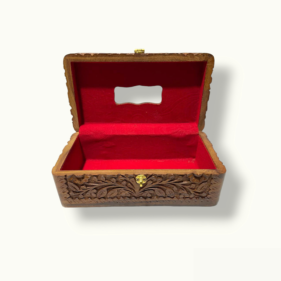 Wood Carving Tissue Box, The Best Wooden Tissue Holder.