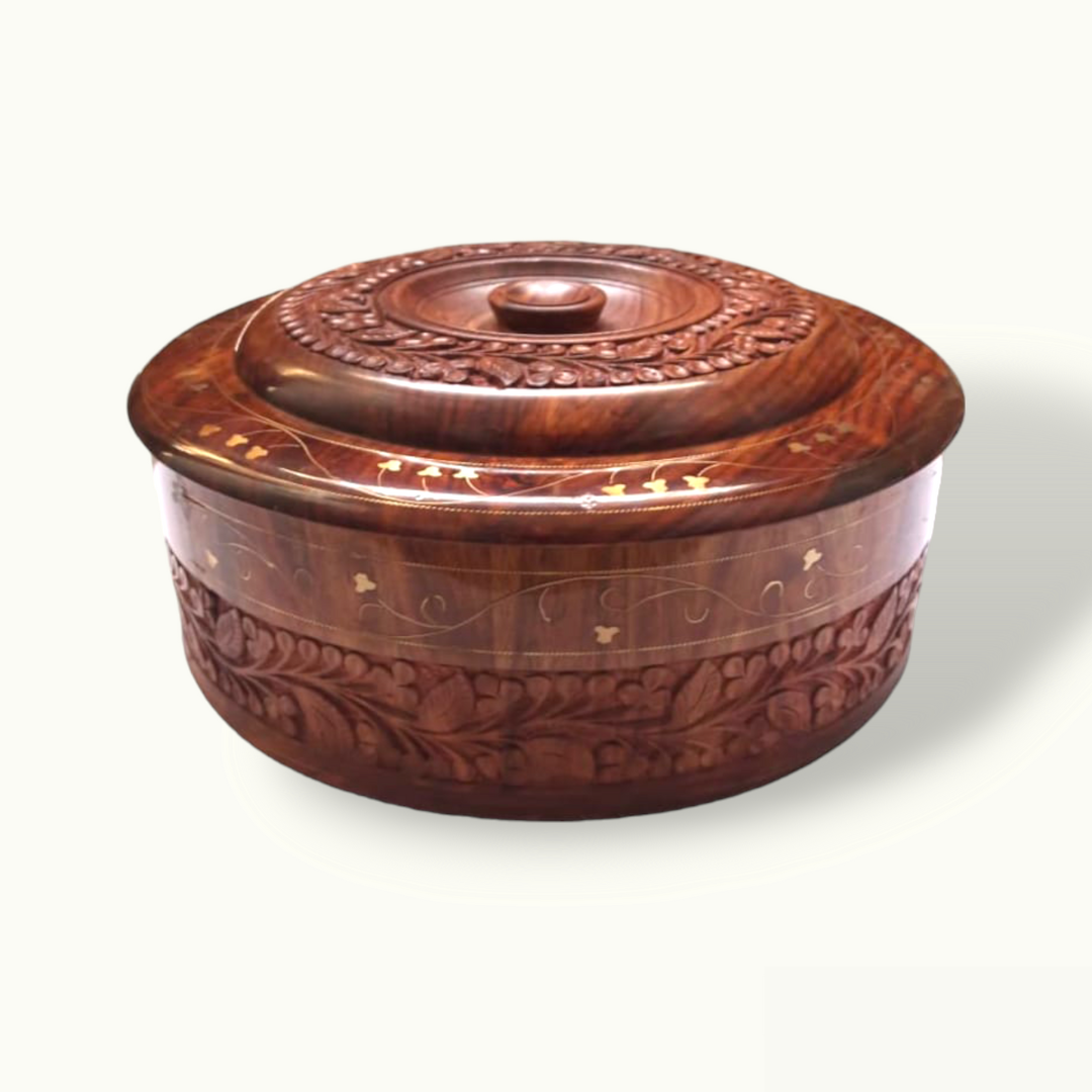 Hand Carved Wooden Dry Fruit Box, Beautiful Dry Fruit Box.