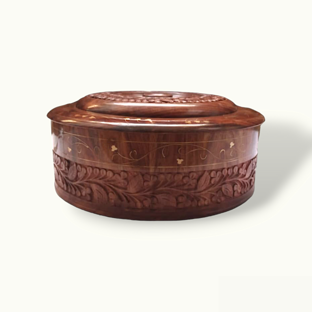 Hand Carved Wooden Dry Fruit Box, Beautiful Dry Fruit Box.